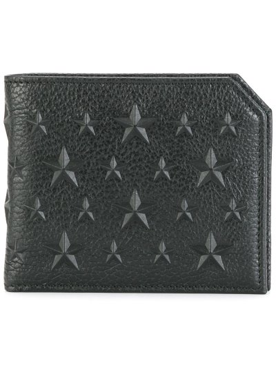 Férfi Jimmy Choo Albany Billfold Pénztárca Fekete | AEZKH-0770