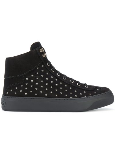 Férfi Jimmy Choo Argyle Hi-top Tornacipő Fekete | AEZKH-0364