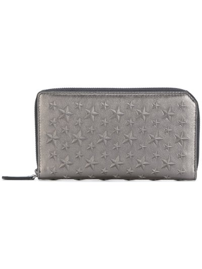 Férfi Jimmy Choo Carnaby Star-embossed Pénztárca Metal | AEZKH-0756