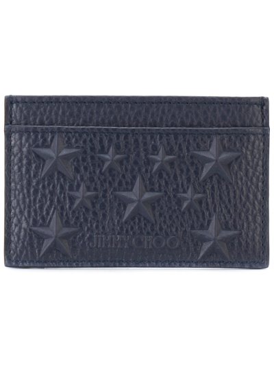 Férfi Jimmy Choo Dean Emg Star Embossed Pénztárca Kék | AEZKH-0780