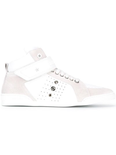 Férfi Jimmy Choo Lewis Hi-top Tornacipő Fehér | AEZKH-0376