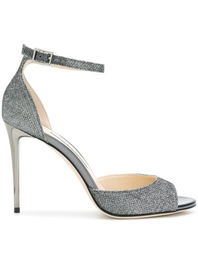 Női Jimmy Choo Annie 100 Körömcipő Metal / Sötétszürke | AEZKH-0025