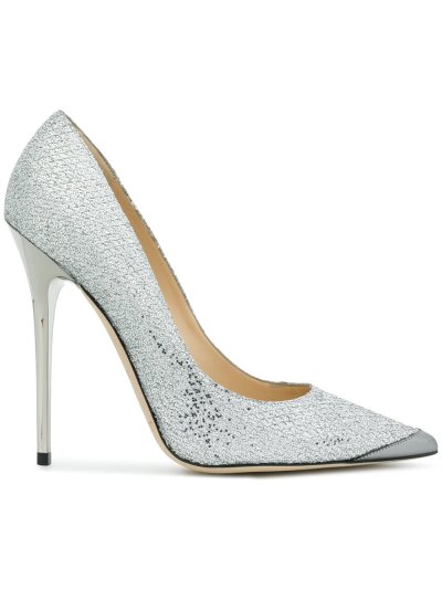 Női Jimmy Choo Anouk 120 Körömcipő Metal / Titán | AEZKH-0138