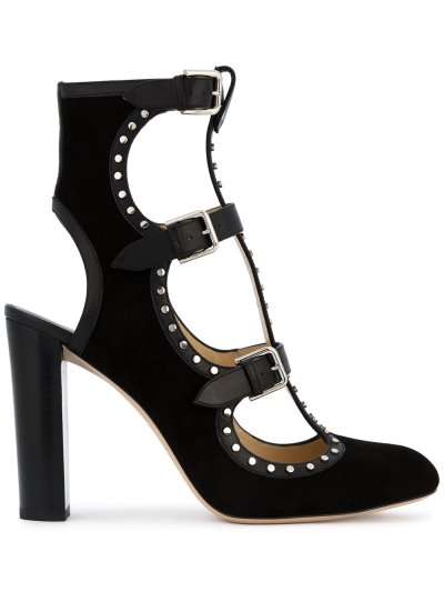 Női Jimmy Choo Black Velúr Hainsley 100 Csizma Fekete | AEZKH-0291