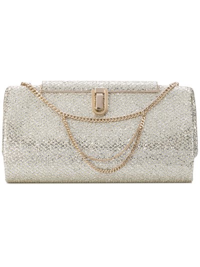 Női Jimmy Choo Cay Clutch Táska Metal | AEZKH-0653