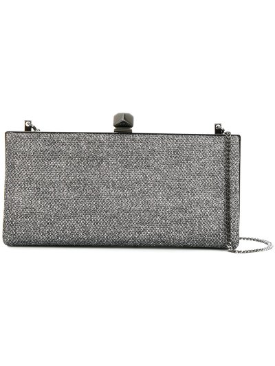 Női Jimmy Choo Celeste Clutch Táska Metal / Sötétszürke | AEZKH-0623