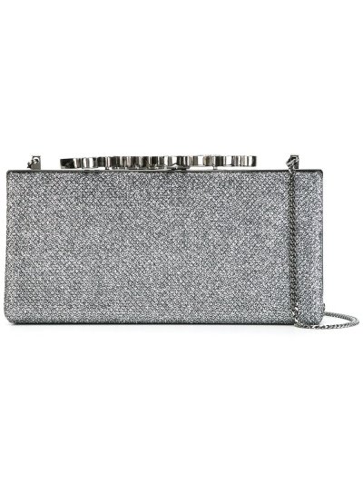 Női Jimmy Choo Celeste Clutch Táska Metal / Sötétszürke | AEZKH-0639