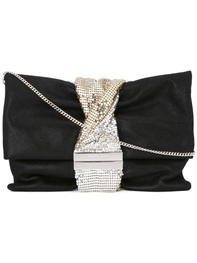 Női Jimmy Choo Chandra Clutch Táska Fekete | AEZKH-0651