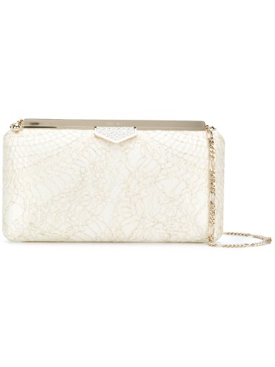 Női Jimmy Choo Ellipse Clutch Táska Fehér | AEZKH-0652