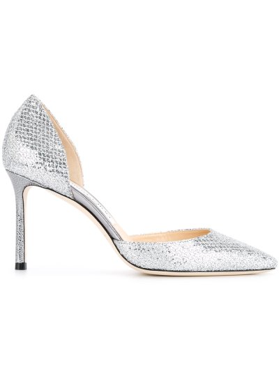 Női Jimmy Choo Esther 85 Körömcipő Metal / Titán | AEZKH-0107