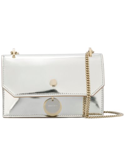 Női Jimmy Choo Finley Crossbody Táska Metal / Titán | AEZKH-0598