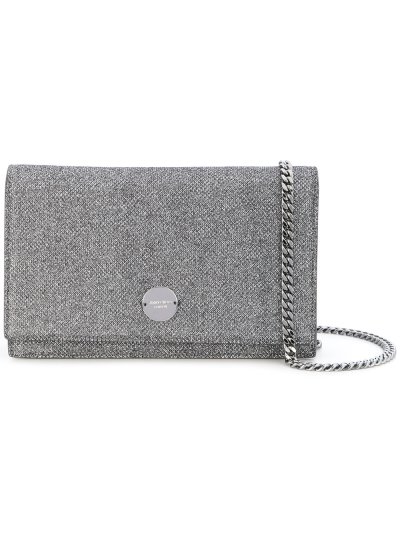 Női Jimmy Choo Florence Sparkly Crossbody Táska Metal / Sötétszürke | AEZKH-0596