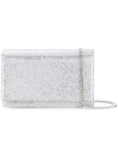 Női Jimmy Choo Florence Sparkly Válltáska Szürke / Titán | AEZKH-0548