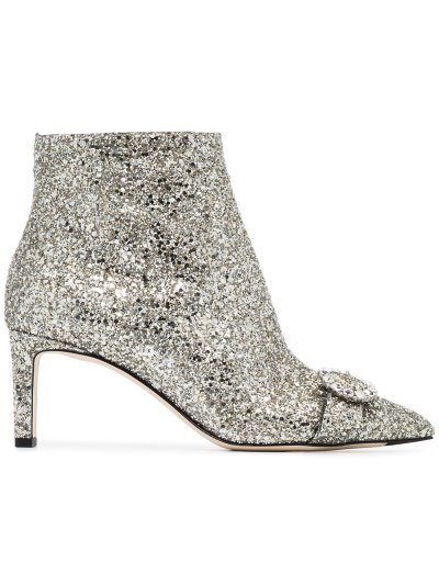 Női Jimmy Choo Hanover 65 Csizma Metal | AEZKH-0304