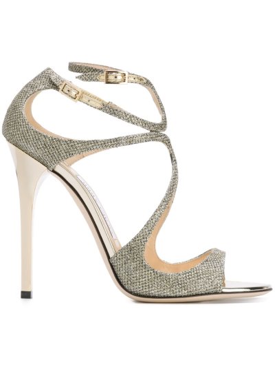 Női Jimmy Choo Lance' Szandál Metal / Zöld | AEZKH0056