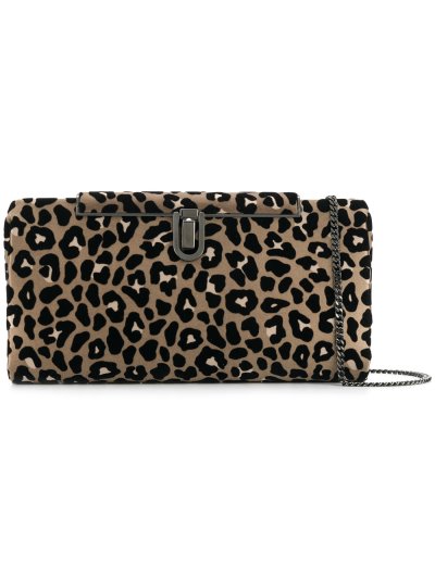 Női Jimmy Choo Leopard Print Clutch Táska Barna | AEZKH-0614