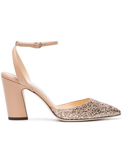 Női Jimmy Choo Micky 85 Glitter Körömcipő Rózsaszín / Lila | AEZKH-0068