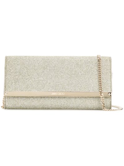 Női Jimmy Choo Milla Clutch Táska Metal / Zöld | AEZKH-0632