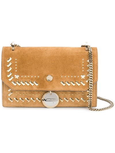 Női Jimmy Choo Mini Finley Crossbody Táska Barna | AEZKH-0559