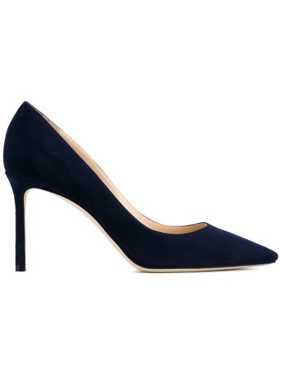 Női Jimmy Choo Navy Velúr Romy 85 Körömcipő Sötétkék Kék | AEZKH-0235