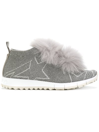 Női Jimmy Choo Norway Tornacipő Szürke / Titán | AEZKH0171