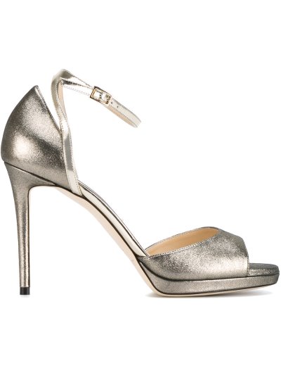 Női Jimmy Choo Pearl 100' Szandál Metal Arany | AEZKH0050