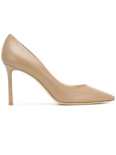 Női Jimmy Choo Romy 85 Pointed Toe Körömcipő Skin Color | AEZKH-0195