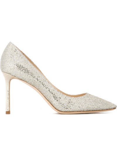 Női Jimmy Choo Romy 85 Stiletto Körömcipő Metal | AEZKH-0208