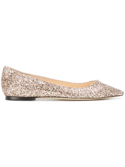 Női Jimmy Choo Romy Balerina Cipő Rózsaszín / Lila | AEZKH-0351