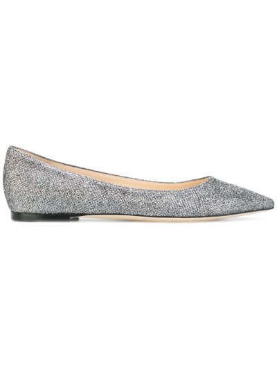 Női Jimmy Choo Romy Balerina Cipő Szürke | AEZKH-0339