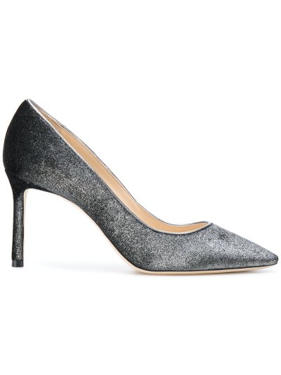 Női Jimmy Choo Romy Körömcipő Metal / Sötétszürke | AEZKH-0151