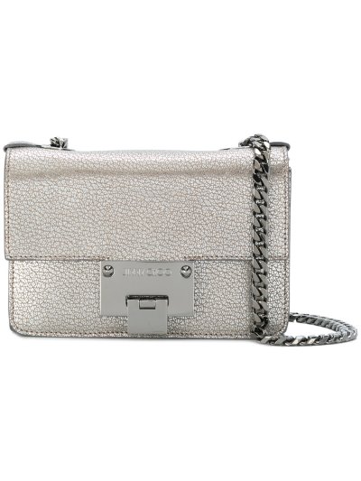 Női Jimmy Choo Small Rebel Crossbody Táska Metal / Platina | AEZKH-0560