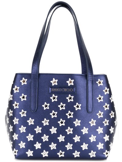 Női Jimmy Choo Sofia Small Tote Táska Sötétkék Kék / Fehér | AEZKH-0442