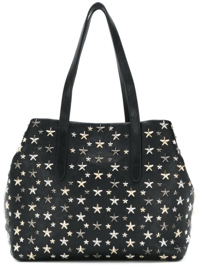 Női Jimmy Choo Sofia Star Studded Tote Táska Fekete / Metal | AEZKH-0457