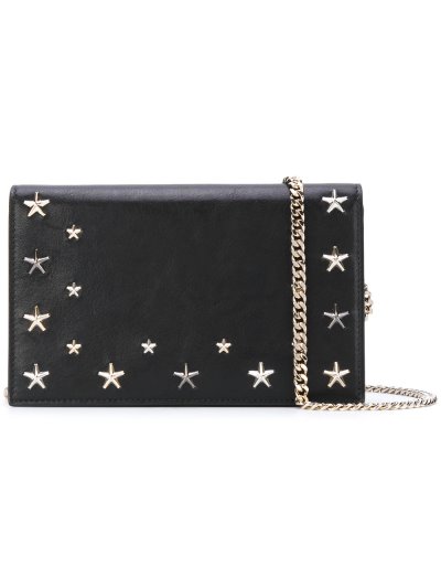 Női Jimmy Choo Star Studded Crossbody Táska Fekete / Metal | AEZKH-0588