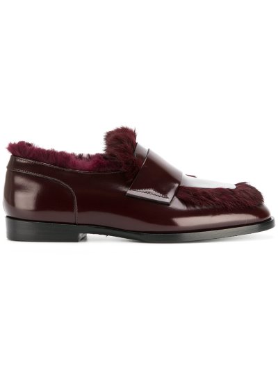 Női Jimmy Choo Tedi/F Loafer Cipő Piros | AEZKH-0255